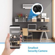 Mini Hidden Camera WiFi HD 1080P Spy Camera Small Wireless Security Camera Tiny Nanny Cam Baby Monitor Motion Detection Alert & Record Remote View on Android iOS App